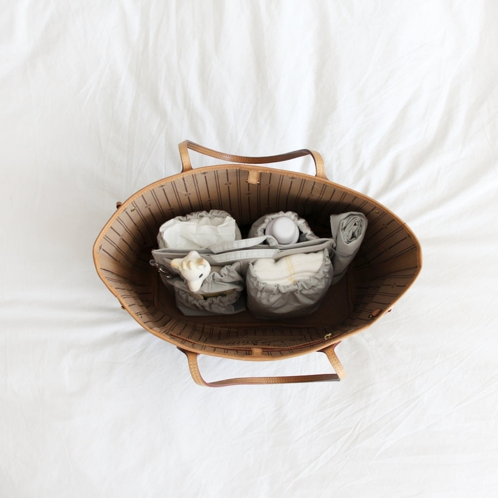Totesavvy Mini Bag Organizer Light Gray